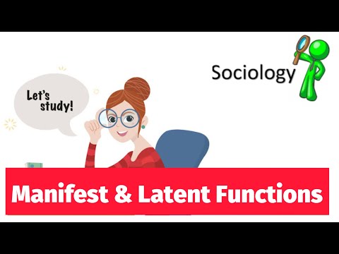 Manifest and Latent Functions (Robert K. Merton) #sociologylecture #sociology #ibukunodejimi