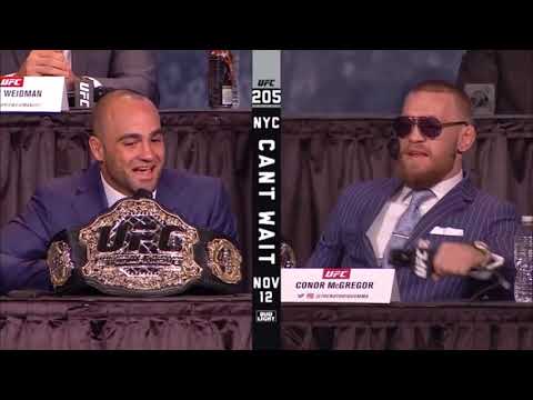 Conor Mcgregor trash talking Eddie Alvarez