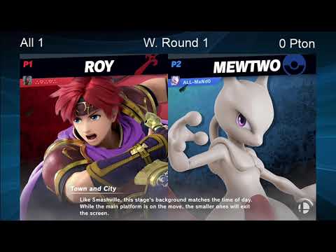 CWA Wifi Weekly 08 - All (Mewtwo) vs Pton (Roy) Winners Round 1