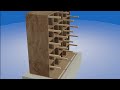 The best way.How To Make Pigeon Cage at Home Using Wood, Pigeon House model #pigeoncoop  #kobutor