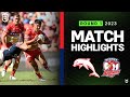 NRL 2023 | Dolphins v Sydney Roosters | Match Highlights
