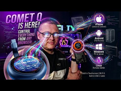 Comet Q: USB C Control All your Devices. Remote access windows Linux Ubuntu Android and iPhone