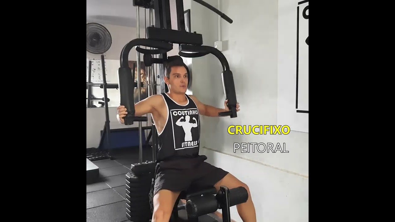 10 Exercícios na Estação de Musculação #shorts