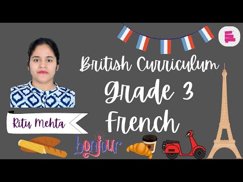 British Curriculum - Year 4/ Grade 3 - French Demo