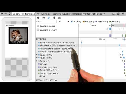 Analyzing the Entire CRP in DevTools Website Performance Optimization