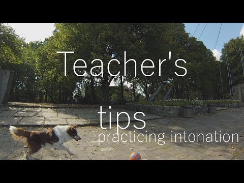 How to practice intonation