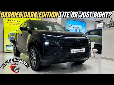 Tata Harrier Pure Plus S Dark Edition 2025 – Dark on Outside, Lite on Features?