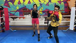 UP-JAB Punch Technique & Boxing Strategy (Coach Nancy)