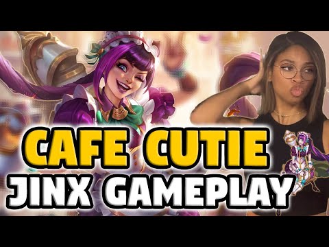Cafe Cuties Jinx First Impression Full Ranked Gameplay //  League of Legends