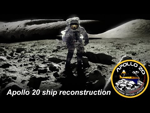 Apollo 20 ship reconstruction in 3D