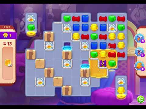 HomeScapes Level 6428 no boosters (14 moves)