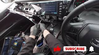 Toyota Camry 2017 XV50 – Head Unit & Stereo Removal Step-by-Step | DIY Dashboard Guide
