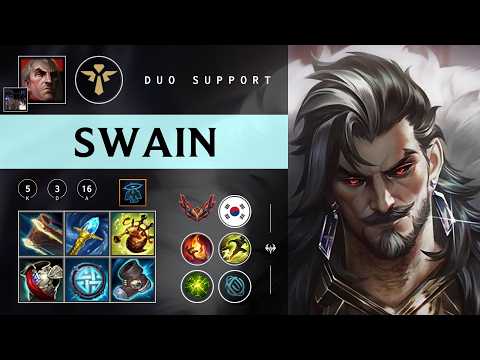 Swain Support vs Nautilus - KR Grandmaster Patch 26.04