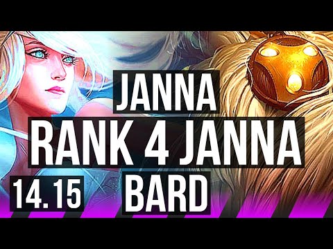 JANNA & Smolder vs BARD & Varus (SUP) | Rank 4 Janna, 7/2/24, Dominating | BR Challenger | 14.15