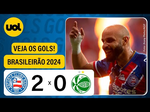 BAHIA 2 X 0 JUVENTUDE - CAMPEONATO BRASILEIRO 2024; VEJA OS GOLS