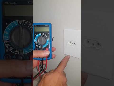 Teste tomada 110V 220V com um multímetro fácil rápido simples TOP 10 faça você mesmo