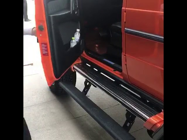 Mercedes G сlass W463 1990-2018 гг. Электрические боковые подножки (2 шт., алюминий) Video 3