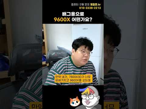 배그용으로 9600X 어떤가요?