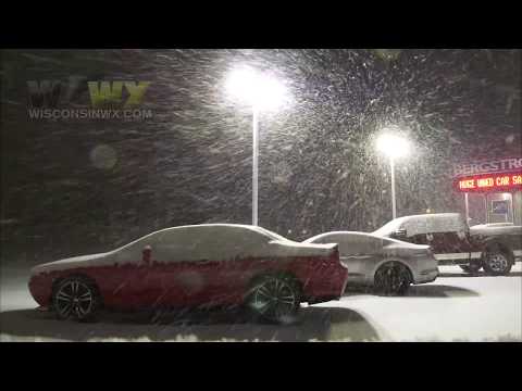 Heavy Snow - Oshkosh, WI - April 3, 2018