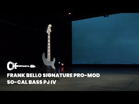 Charvel Frank Bello Signature Pro-Mod So-Cal Bass PJ IV 2022 - Present - Black image 8