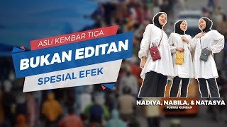 Videonya Viral di TikTok, Tiga Gadis Kembar Ini Dikira Hasil Filter, Editan hingga Spesial Efek