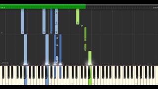 Loreen -  Paperlight (Higher) Piano Tutorial - Cover - How To Play - Synthesia