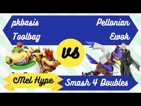 Mel Hype 3.3 - Smash 4 Doubles - pkbasis and Toolbag vs Pellonian and Ewok - Grand Finals