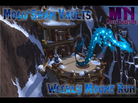 Mogu'Shan Vaults raid - Full Mount Run