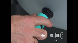 Sada příslušenství k sudům na dešť. vodu ICANSET 4 (5 dílů)