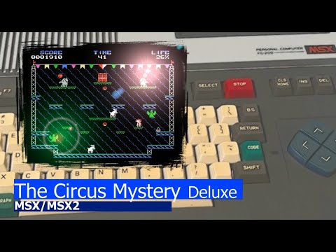 The Circus Mystery (2022, MSX, DTenso Games)