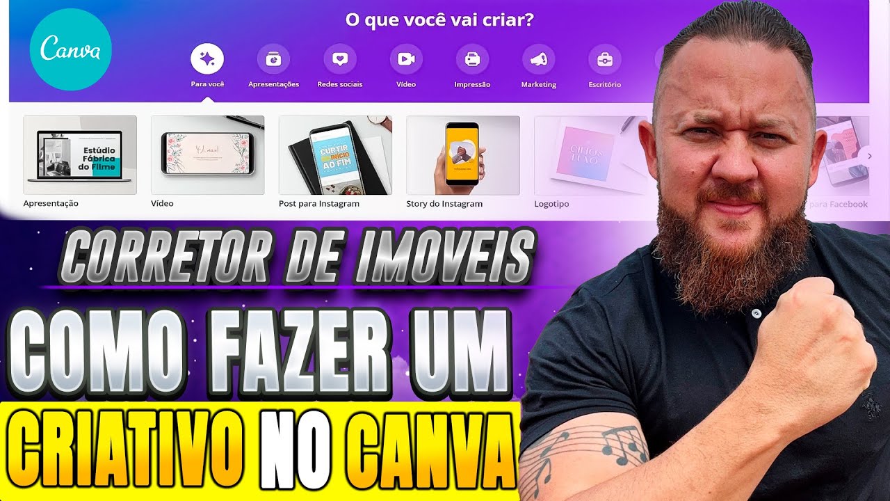 Corretor de Imóveis | Como utilizo o CANVA para fazer meus criativos de imagem | Rápido e Prático