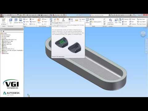Using Inventor to Create Unusual Rectangular Patterns. – CADucator