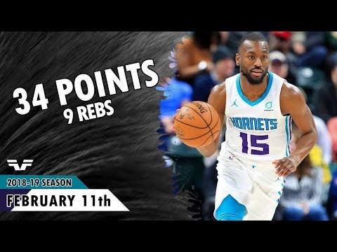 Kemba Walker - 2019.02.11 - Hornets vs Pacers - 34 Pts, 9 Rebs