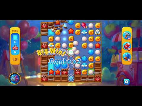 Fishdom Gameplay Hard Level 9866 - No Boosters