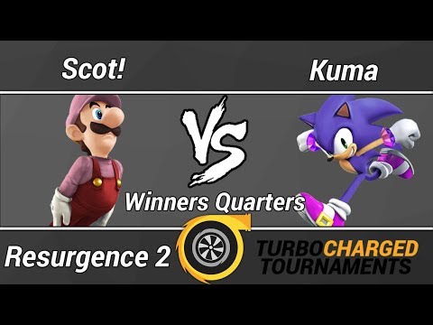 Resurgence 2 Wii U Singles (Winners Quarters) - Scot! (Luigi) vs. Kuma (Sonic)