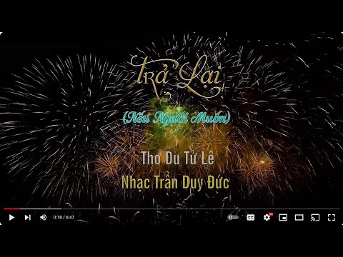 Trả lại (Nếu người muốn) Sheet - Hồng Nhiên