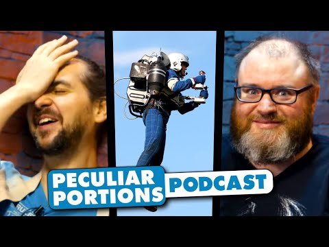 Mystery jetpack man invades LAX airspace - Peculiar Portions Podcast #20