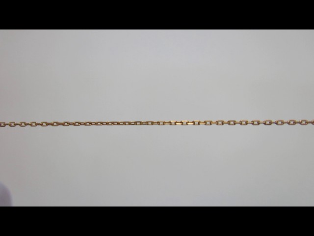 Серебряная позолоченная цепочка "Якорная" ехм29 Видеообзор