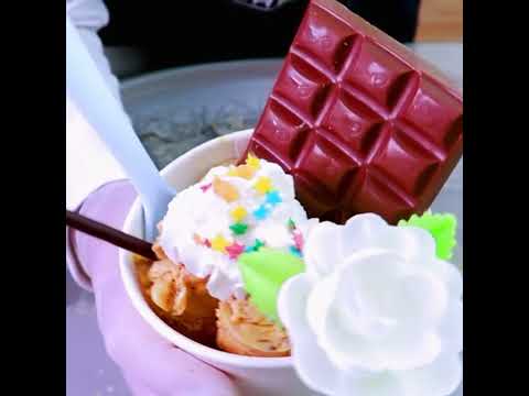 Cadbury Dairy Milk Oreo ice cream rolls street food #shorts