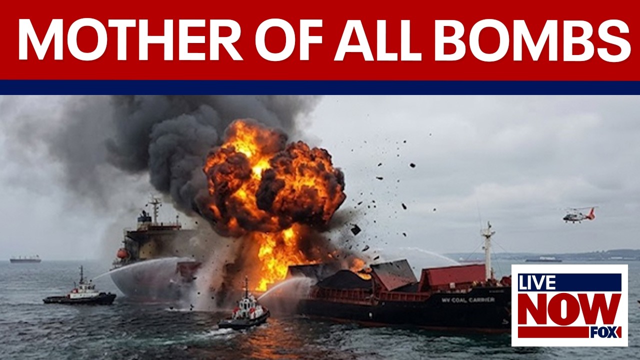 2 vessels struck in the Strait of Hormuz, as US weighs "mother of all bombs" against Iran