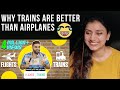 Reaction | Why TRAINS are better than AIRPLANES | Rahul Dua StandUp Comedy - Part 1 | Praveshika
