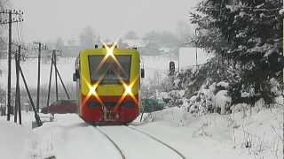 preview picture of video 'SA109-007 na linii 108 w zimowej scenerii / Jedlicze'