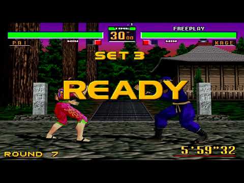 Virtua Fighter 2 Pai Playthrough