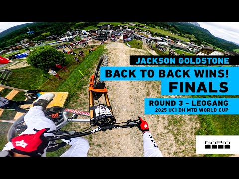 GoPro: BACK TO BACK WINS for Jackson Goldstone - Leogang - '25 UCI DH MTB Wold Cup