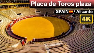 Plaza de Toros Alicante | Historic Bullring Walking Tour | Spain 4K No Talking