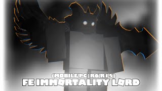 Delta/Fluxus/CodeX Mobile Script Showcase | [FE] Immortality Lord (FREE, R6/R15)