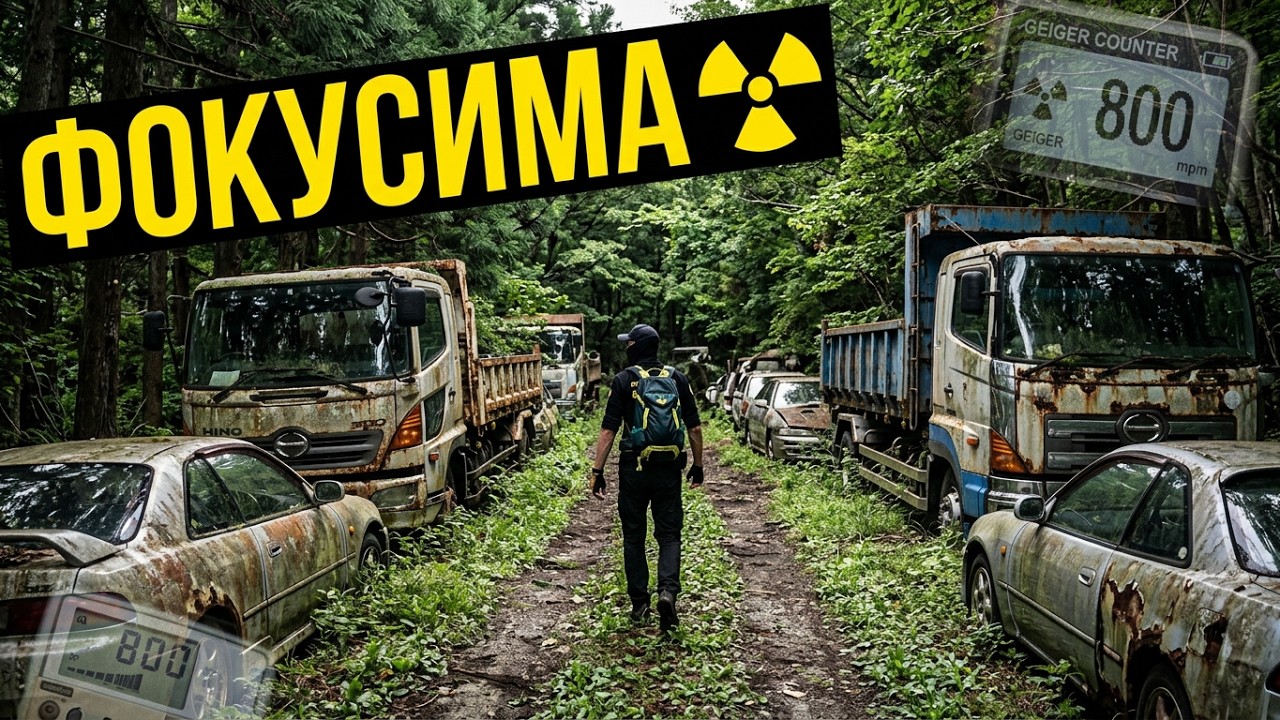 ✅Нашли кладбище ЗАРАЖЕННЫХ МАШИН ☢️Фукусима которую не показывают в Япони