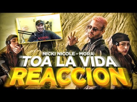 🇪🇸 REACCION: Nicki Nicole, Mora - Toa La Vida (Official Video)
