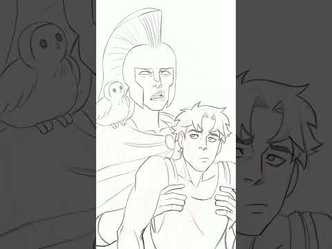 Athena has only had Telemachus for a day and a half #epicthemusical #epic #animatic #animation