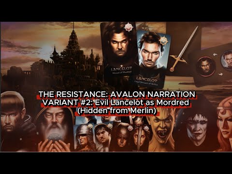 Avalon Narration - Variant #2 Evil Lancelot as Mordred (Hidden from Merlin) Quest Edition Expansion